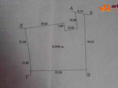 участок по адресу 