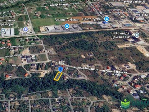 ділянка за адресою Барвиста