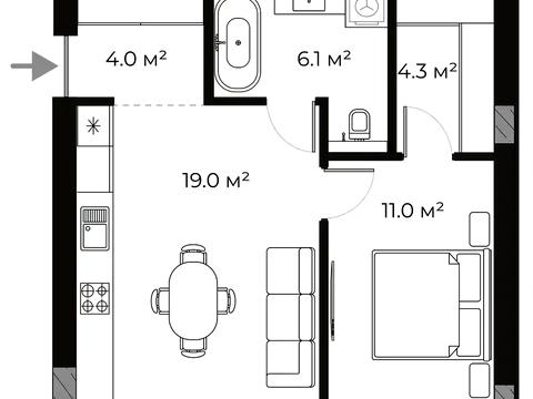 квартира по адресу Ужгород, Квітневий пер., 8