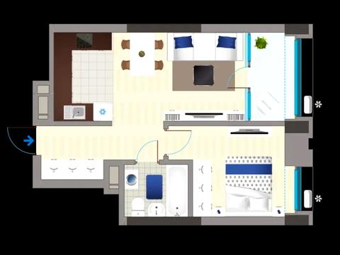 квартира по адресу Заречная ул., 2