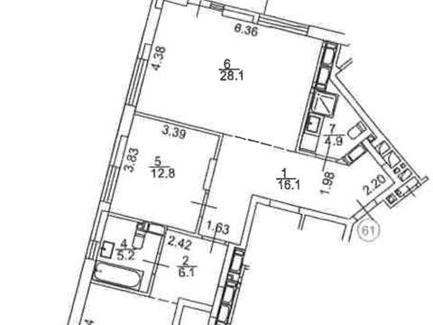 квартира по адресу Драгоманова ул., 31-А
