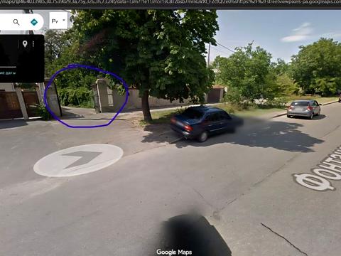 ділянка за адресою Фонтанська дорога вул. (Перекопской дивизии улица), 86