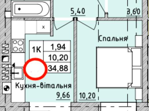 квартира за адресою Західна вул., (Будинок 1)