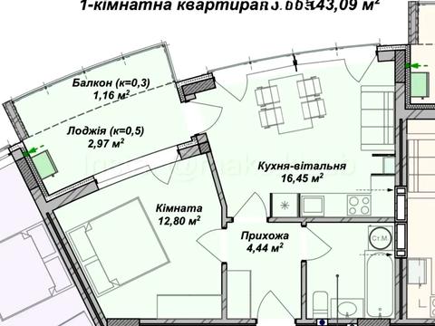 квартира за адресою Миколи Бобяка вул., 1-Г
