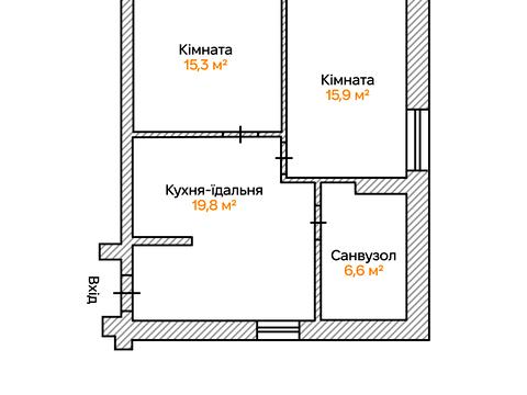 квартира за адресою Івана Дяченка вул., 13
