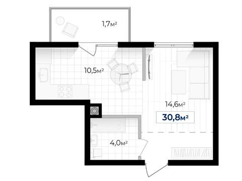 квартира за адресою Джохара Дудаєва вул., (Будинок 14)
