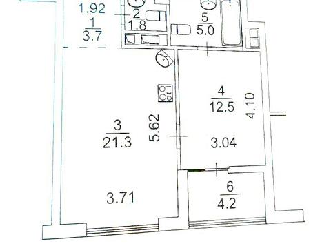 квартира за адресою Зарічна вул., 6 к5