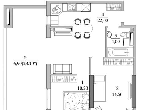 квартира по адресу Спортивна ул., (Будинок 2)