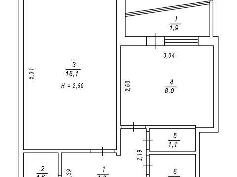 квартира по адресу Митрополита Василия Липковского ул. (Урицкого), 26