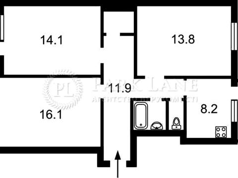 квартира за адресою Володимира Івасюка просп. (Героїв Сталінграду), 25