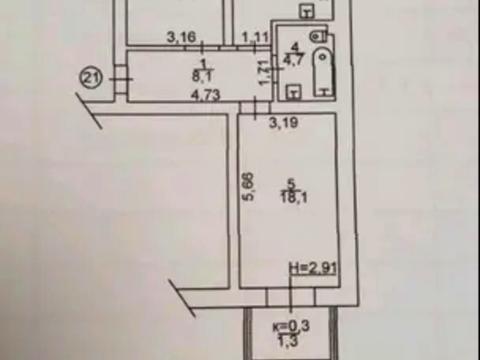 квартира по адресу Эстонская ул., 36