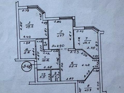 квартира за адресою Середньофонтанська вул., 19б