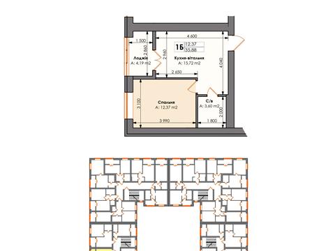 квартира за адресою Миколи Сингаївського вул. (Ново-Оскольська), 2-Б/6
