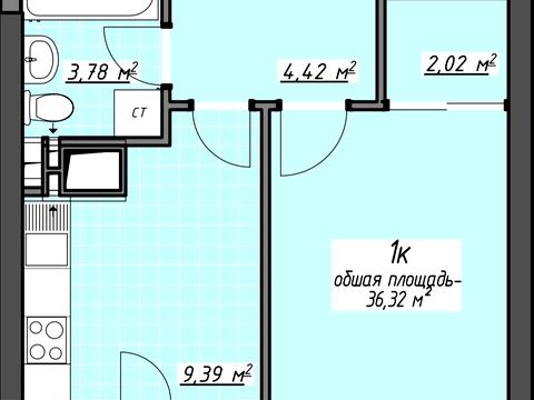 квартира по адресу Академика Глушко просп., 17/3