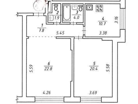 квартира за адресою Євгена Сверстюка вул. (Марини Раскової), 6-А