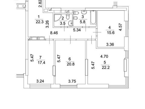 квартира по адресу Зверинецкая ул., 70-А
