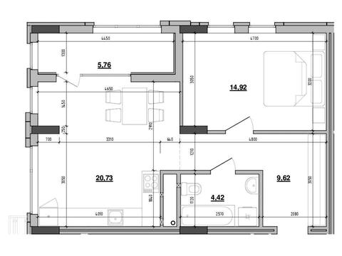 квартира по адресу Богдана Хмельницкого ул., (ЖК Вежа (будинок 1))
