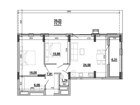 квартира по адресу Богдана Хмельницкого ул., (ЖК Вежа (будинок 1))