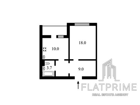 квартира за адресою Драгоманова вул., 1-К