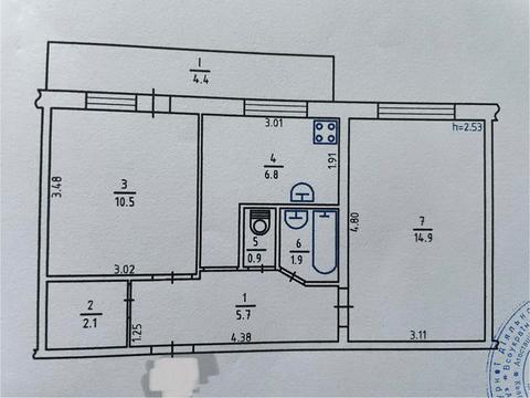 квартира за адресою Леся Курбаса просп., 12-А