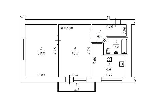 квартира за адресою Русанівський бульв., 3