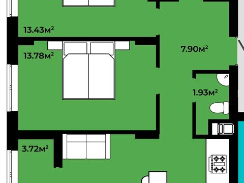 квартира за адресою Героїв Крут вул., (Будинок 3)