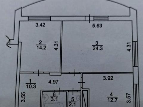 квартира по адресу Николая Руденко бульв. (Кольцова), 14-А