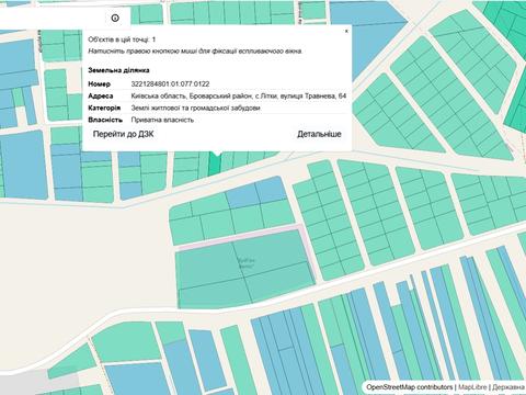 ділянка за адресою Травнева