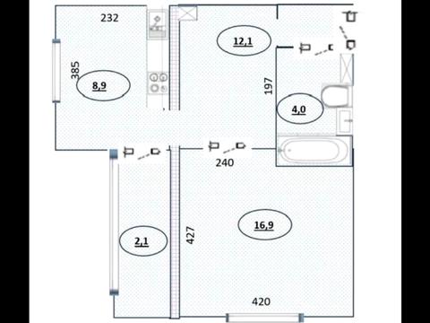квартира по адресу Левка Лукьяненко ул. (Маршала Тимошенко), 2-М