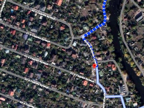 участок по адресу 42-га Садова ул.