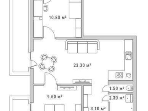 квартира по адресу Васильковская ул., 100-А