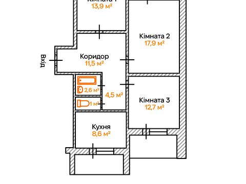квартира за адресою Червоної Калини просп. (Володимира Маяковського), 22