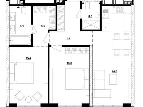 квартира за адресою Микільсько-Слобідська вул., (Будинок 13-17)
