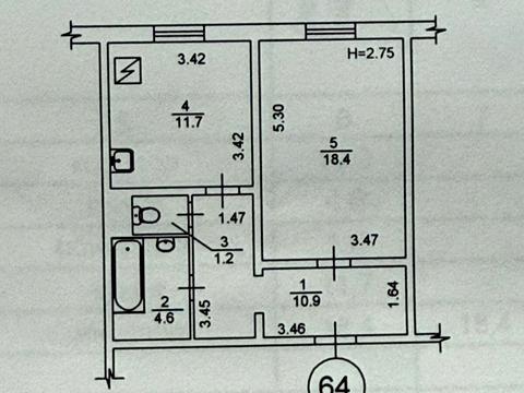 квартира по адресу Петра Григоренко просп., 3-А