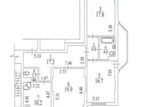 квартира за адресою Степана Рудницького вул. (Академіка Вільямса), 3-А