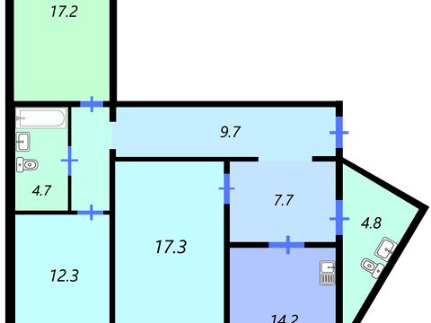 квартира за адресою Радунська вул., 9-Б