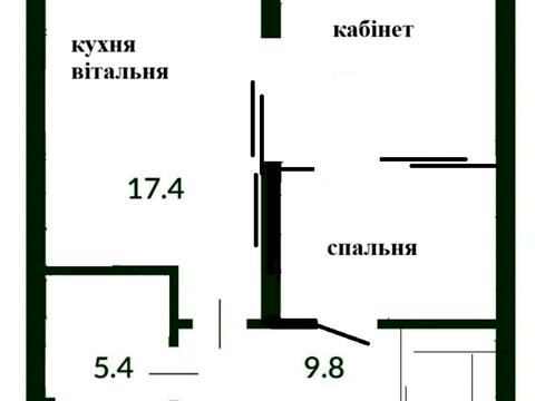 квартира за адресою Михайла Максимовича вул. (Онуфрія Трутенка), 32-А