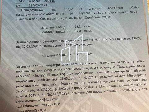 квартира за адресою Стрийська вул., 87