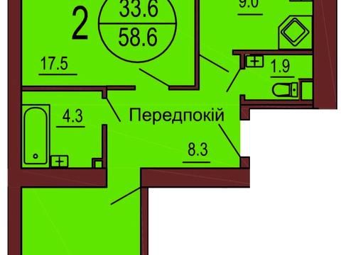 квартира по адресу Зелена ул., 1