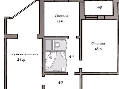 квартира по адресу Юлии Здановской ул. (Ломоносова), 83-А