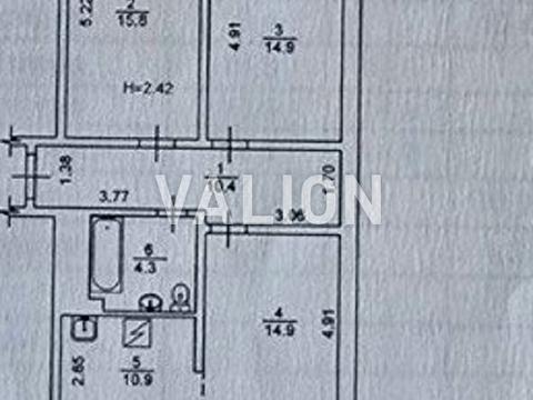 квартира за адресою Голосіївський просп. (40-річчя Жовтня), 15-Б