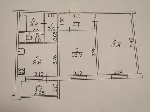 квартира по адресу Курсанта Еськова ул., 4