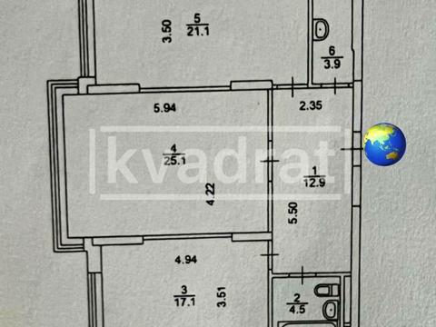 квартира за адресою Дніпровська набережна вул., 14-Б