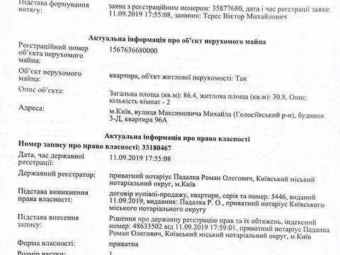 квартира по адресу Михаила Максимовича ул. (Трутенко Онуфрия), 3-Д