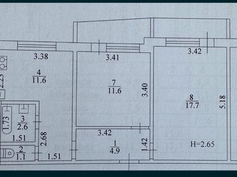 квартира за адресою Нескорених вул., 48Д/4