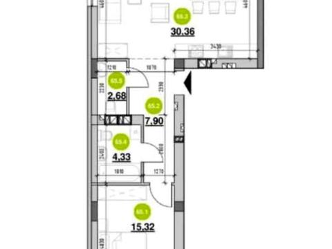 квартира по адресу Рудненская ул. (Белогорская), 8