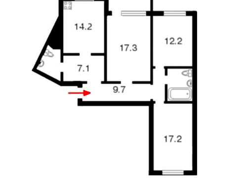 квартира за адресою Петра Григоренка просп., 12