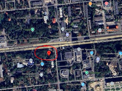 ділянка за адресою Берестейський просп. (Перемоги)