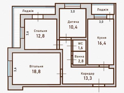 квартира за адресою Святошинська пл., 1