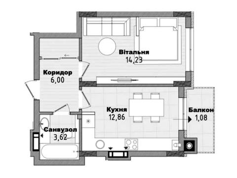 квартира за адресою Трускавецька вул., 42